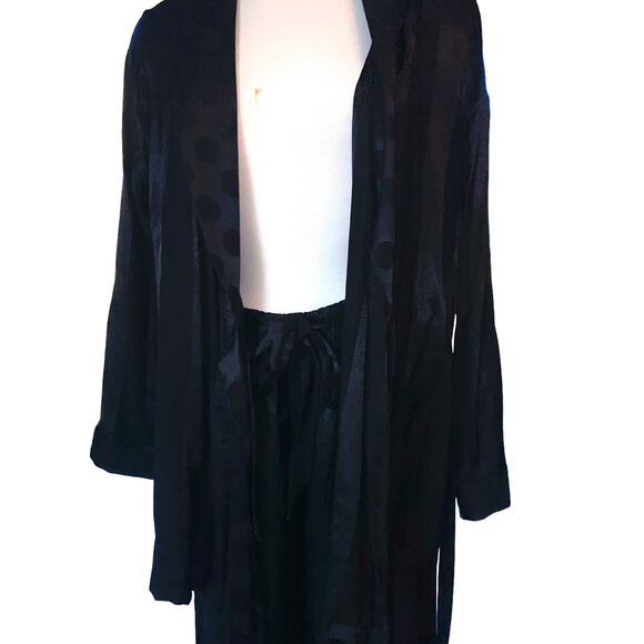 NWOT Victoria's Secret STUNNING 2 Pc Lounge Set Black Women's Size M/L - Picture 9 of 13